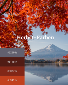 Webdesign Herbst Farben